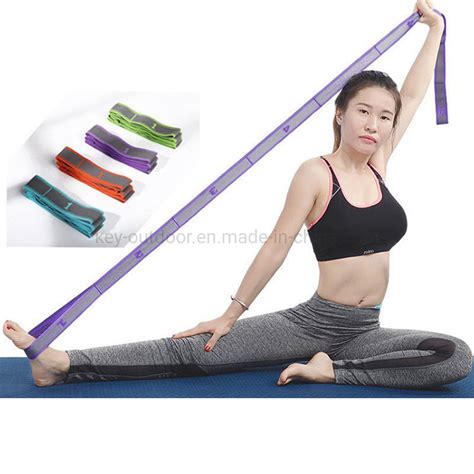 Custom Resistance Exercise Bands Home Fitness Stretch Strap Stretching ...