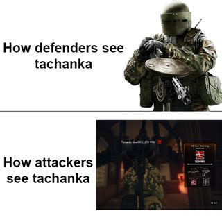 Pin by Dwarfstar on tachanka memes | Funny gaming memes, Rainbow six ...