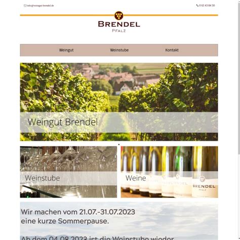 Weingut Brendel Gbr In Pleisweiler Oberhofen