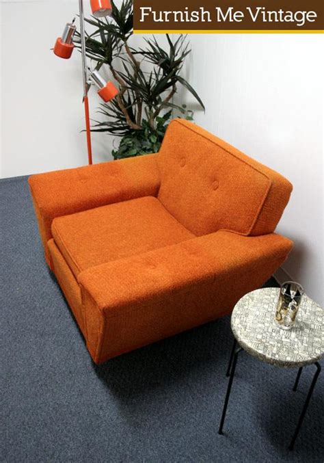 Big Comfy Mid Century Lounge Arm Chair