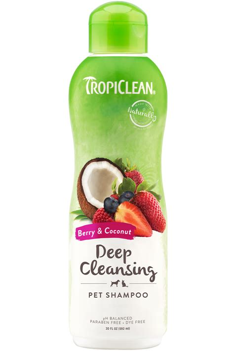 Berry & Coconut Pet Shampoo - TropiClean Pet Products for Dogs and Cats