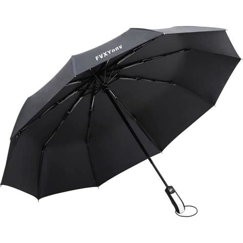 Fvxynnv Parapluie Pliant Automatique Baleines Compact Solide L Ger