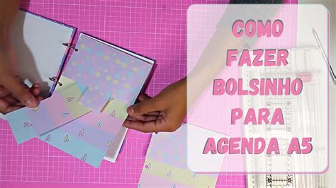 Como Fazer Bolso De Papel Para Agenda A Super F Cil Youtube