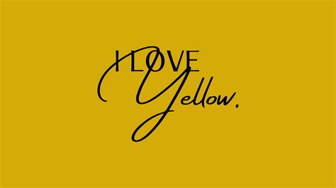 Download Yellow I Love Yellow Color Royalty Free Stock Illustration