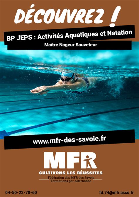 Bp Jeps Activit S Aquatiques Et De La Natation Ma Tre Nageur