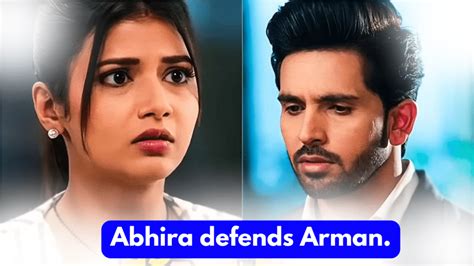 2024 Yeh Rishta Kya Kehlata Hai 29th January 2024 Written Update Abhira Defends Arman