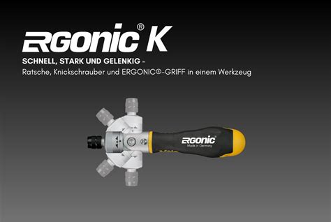 Ratschen-Knickschrauber ERGONIC K von FELO