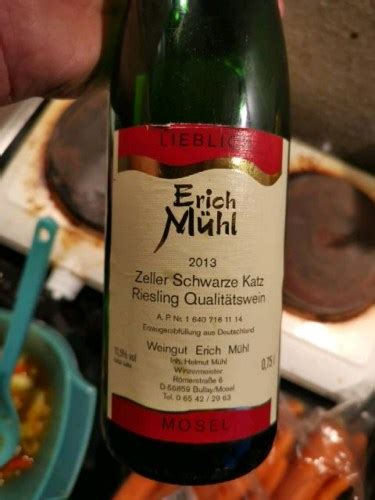 Erich Mühl Zeller Schwarze Katz Riesling Lieblich Vivino US