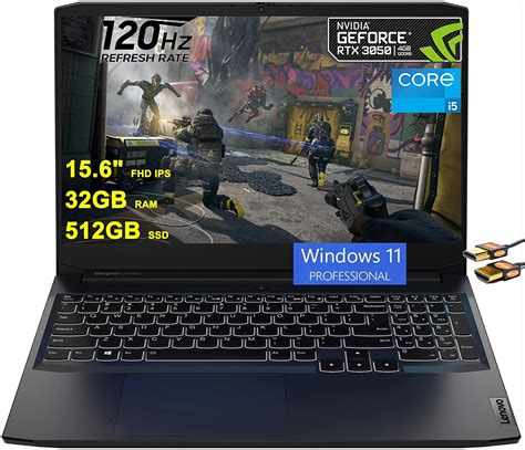 Lenovo Ideapad Gaming 3i 15 I5 11300h · Rtx 3050 · 15 6” Full Hd 1920 X 1080 120 Hz Ips