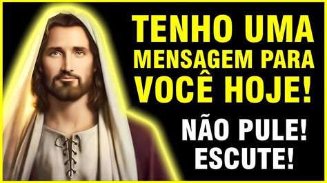 Mensagem De Deus Para Mim Hoje Mensagens De Deus Youtube