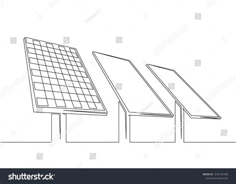 1,494 Solar panel sketch Images, Stock Photos & Vectors | Shutterstock