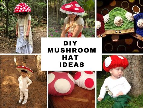 Mushroom Hat Diy No Sew Mominaclodagh