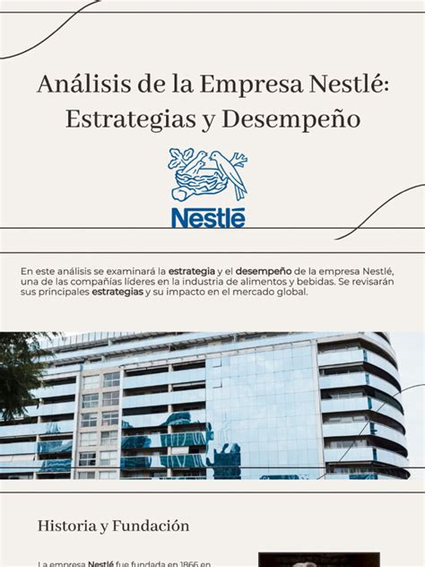 Presentacion Sobre La Compañia Nestle Pdf