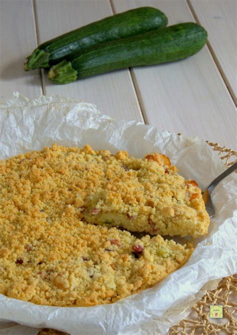 Sbriciolata Salata Zucchine E Speck Ricetta Torta Salata Con Le Zucchine