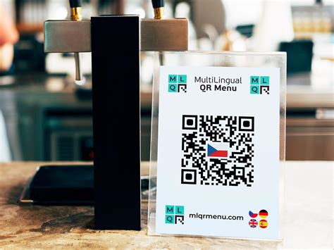 Подставка для qr кода на стол - фото