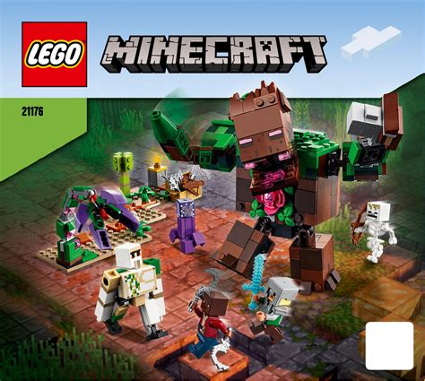 Manuál Lego Set 21176 Minecraft Příšera Z Džungle