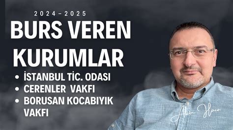 BURS VEREN KURUMLAR 3 BURS BAŞVURU LİNKİ BURS PARASI AYLIK 4500 YA