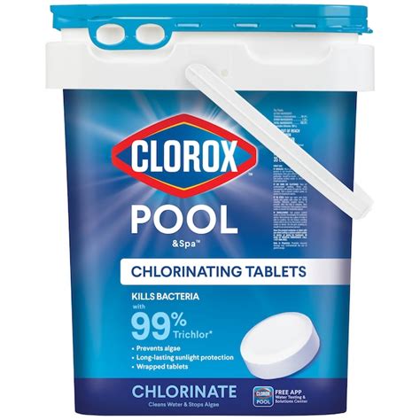 Clorox Pool&Spa 35-lb 3-in Chlorine Tablets 22035CLXW at Lowes.com