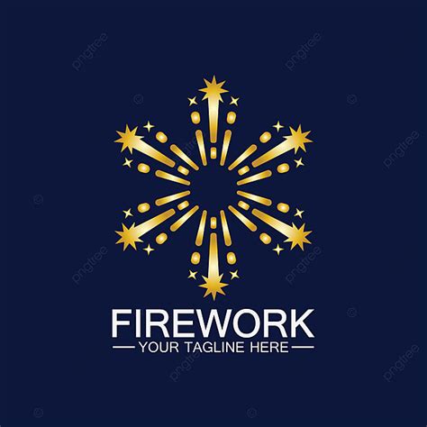 Templat Design Vector Hd PNG Images Firework Logo Design Vector