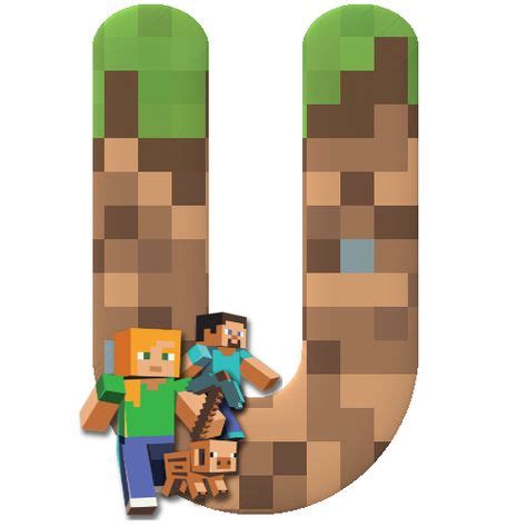 45 ideias de Alfabeto Minecraft aniversário minecraft festa infantil