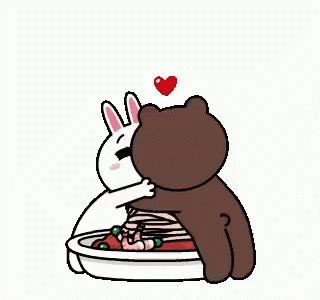 Brown Bear And Cony Bunny Brown Bear And Cony Bunny Kiss Ищите