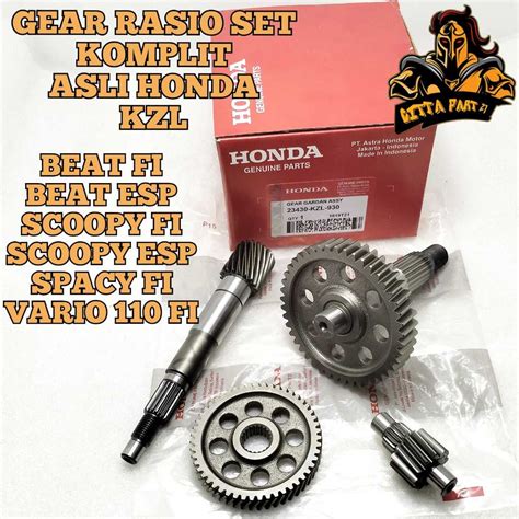 Jual Gigi Gear Rasio Set Komplit Macam Asli Original Honda Kualitas