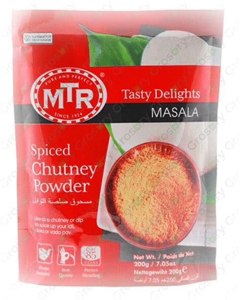 Mtr Spiced Chutney Powder Gm Grosury