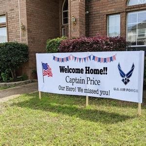 Welcome Home Banner, Military Banner, Military Homecoming, Good Luck, Army, Homecoming ...