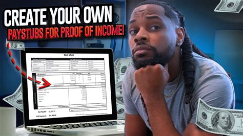 Need Proof Of Income Create Your Own Paystubs In Seconds Youtube