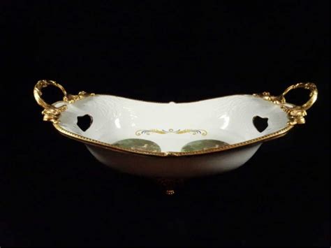 MAGHSOUD PORCELAIN BOWL WITH HESAM GOLDEN FRAME MADE IN