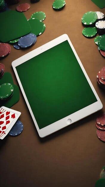 Premium AI Image | Green poker background