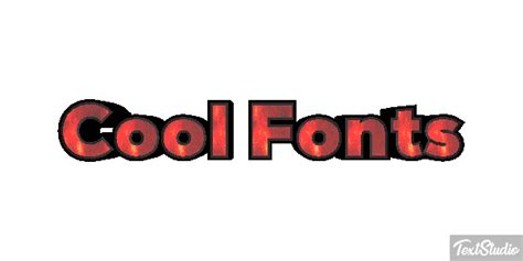 Cool Fonts Font Animated  Logo Designs