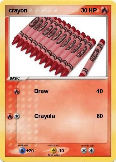 Pokémon Crayon 18 18 Draw My Pokemon Card