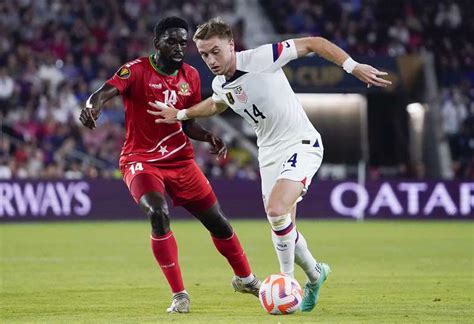 Estados Unidos arrasa con San Cristóbal y Nieves en la Copa Oro Teletica