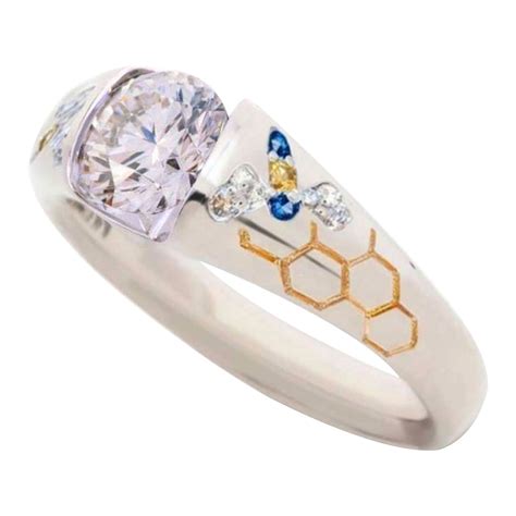 CILENON Simple Bee Shaped Zircon Inlaid Women S Ring For Everyday