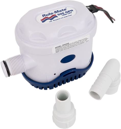 Rule Mate Automatic Bilge Pump 500 GPH 1890 LPH Boat Bilge Pump With