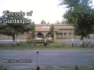 Pincode of Office Of The Superintendent Of Police Gurdaspur, Punjab