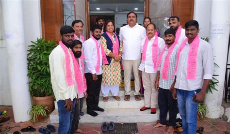 Palakurthy Tdp Incharge Congress Leaders Join Brs Telangana Today