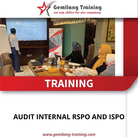 TRAINING AUDIT INTERNAL RSPO AND ISPO Gemilang Training