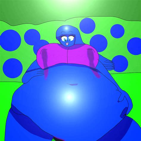 Blueberry Girl Inflation Deviantart