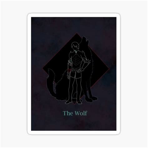 Fenris The Wolf Sticker For Sale By Saracuman Redbubble