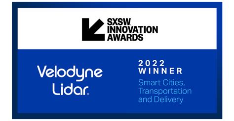 Velodyne Lidar Wins 2022 Sxsw Innovation Award Business Wire