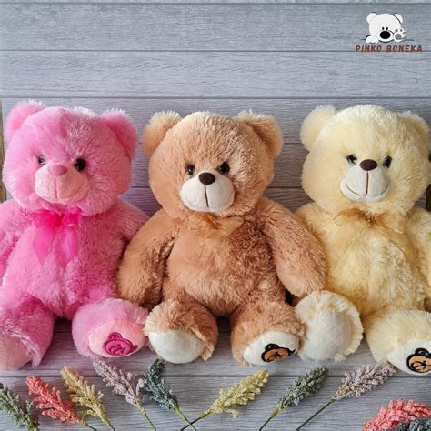 jual boneka beruang teddy bear duduk murah  bagus ukuran
