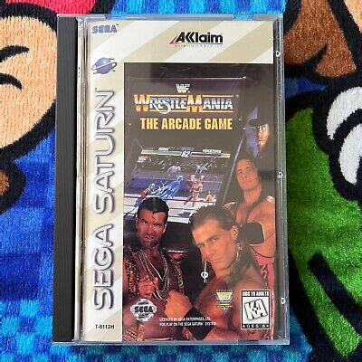 WWF WrestleMania The Arcade Game Sega Saturn 1996 Complete CIB