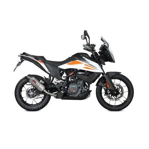 TERMINALE MIVV OVALE PER KTM 390 ADVENTURE 2021 OMOLOGATO TITANIO