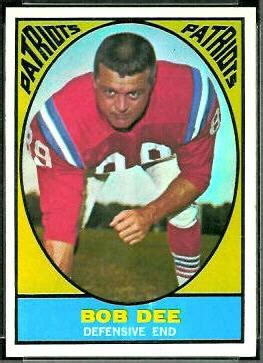 Topps Football Card Bob Dee