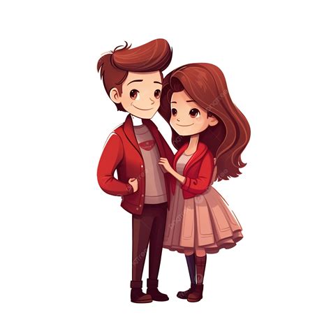 Couple In Love Valentine Cartoon Fall In Love Valentine Couple