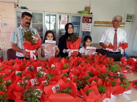 15 Temmuz Demokrasi Şehitleri anısına fesleğen ve reyhan çiçeği