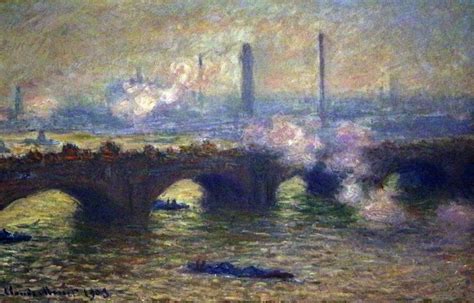 Waterloo Bridge Gray Day By Claude Monet Claude Monet Claude