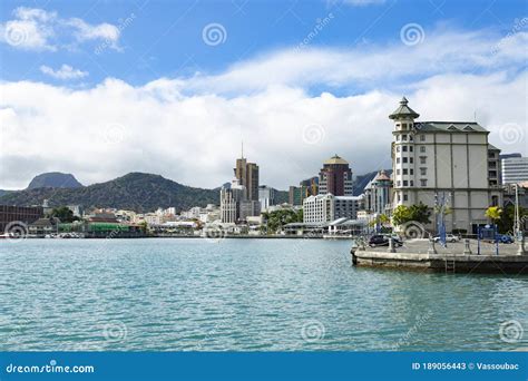 View of Port Louis Harbor,Port Louis Waterfront,Mauritius,Africa Stock ...